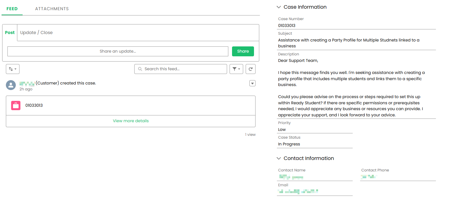 How to Manage your Support Case